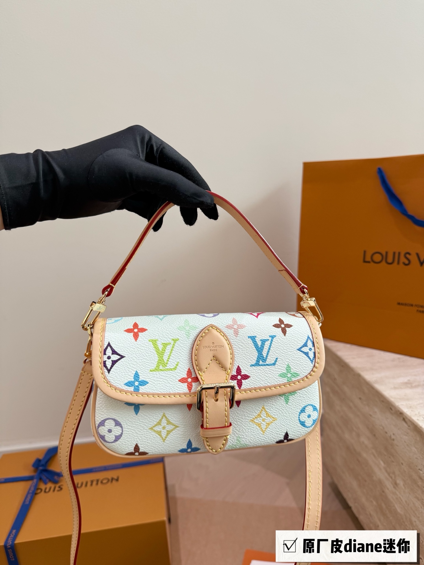 LV Monogram Handbag Monogram Canvas Detachable Strap 421